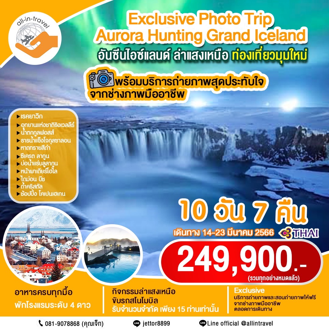 Exclusive Photo Trip Aurora Hunting Grand Iceland